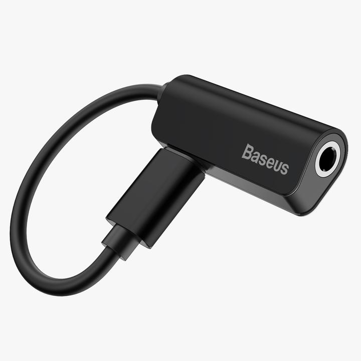 Immagine prodotto Baseus L32 IP maschio a 3.5mm+IP femmina adattatore nero (Jack da 3.5mm, Lightning)