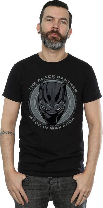 Image du produit Black T-shirt en coton Made in Wakanda (L)