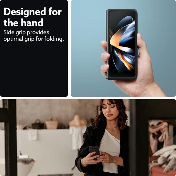 Actual product image Caseology Parallax Sam Galaxy Z Fold5 Czarny/Matte Black ACS06225 (Samsung Galaxy Z Fold5)