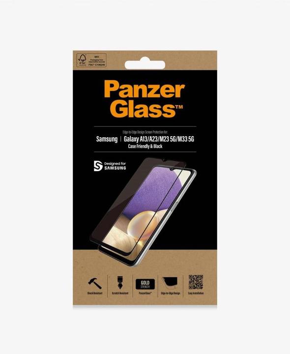 Actual product image PanzerGlass Display protector Case Friendly (1 Piece, Samsung Galaxy M33)