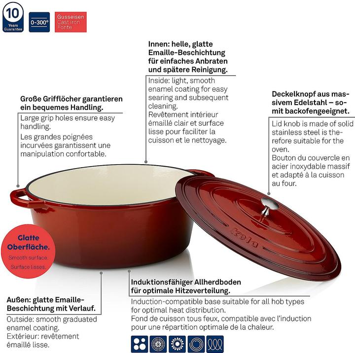 Produktbild Kela Calido (36 cm, Bräter + Schmortopf, Gusseisen)