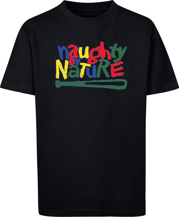 Merchcode Kids Naughty By Nature - Logo Color Basic T-Shirt - 160199