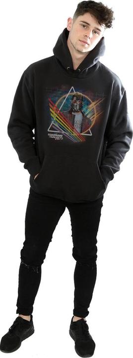 Image du produit - Sweat à capuche GUARDIANS OF THE GALAXY NEON STAR LORD MASKED - Homme (XL)