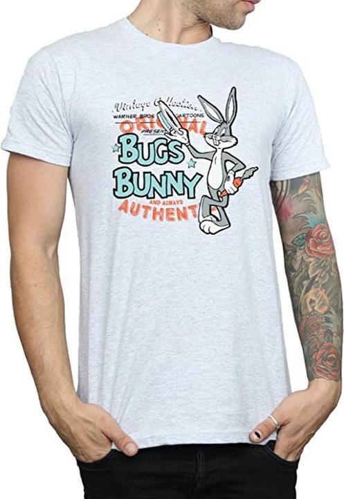 Immagine prodotto Looney Tunes Maglietta Bugs Bunny Vintage Uomo (S)