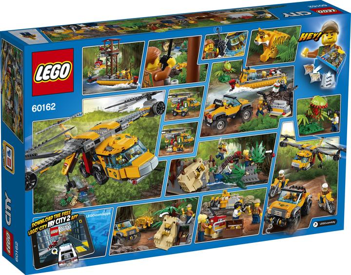 Immagine prodotto LEGO Elicottero Jungle Air Drop (60162, LEGO City)