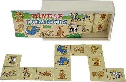 Actual product image Adar Picture farm dominoes made of wood 15x8.5x4cm