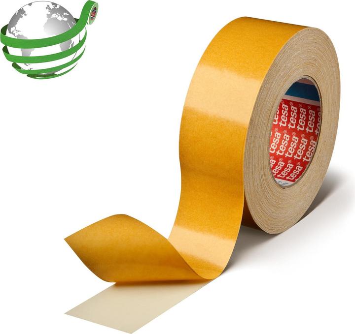 Produktbild tesa tesafix doppelseitiges Klebeband 4964, 12 mm x 50 m (12 mm)