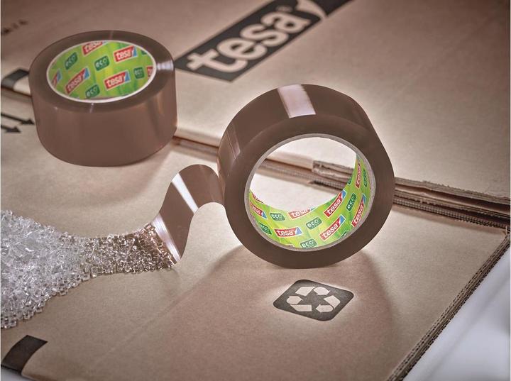 Actual product image tesa tesapack® Eco & Ultra Strong parcel tape 66m:50mm, solvent-free (50 mm)