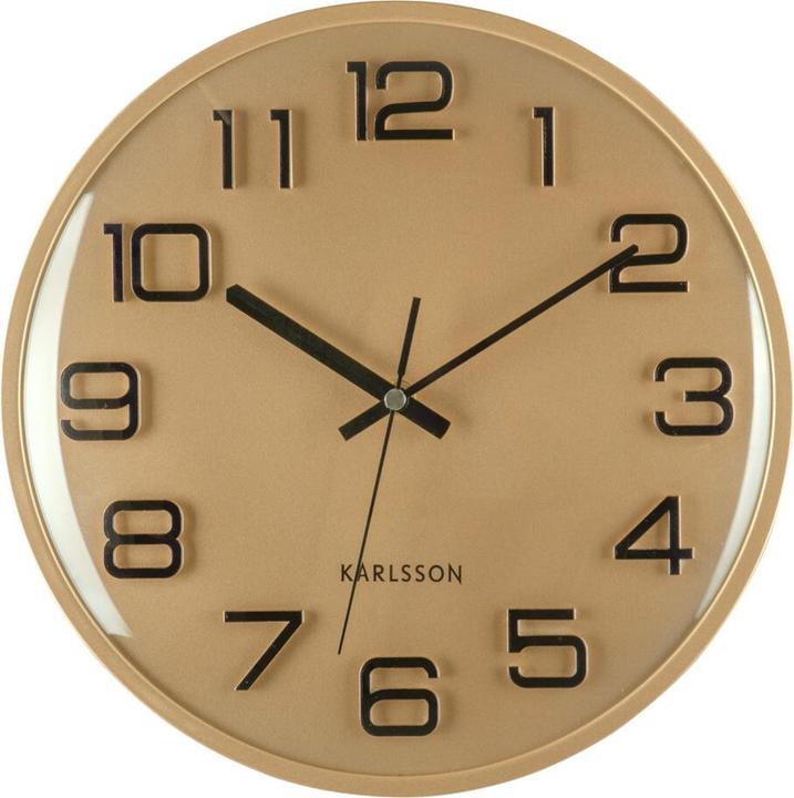 Karlsson analog clock 3d numbers (30.50 cm)