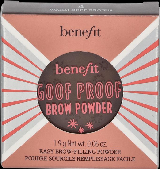 Immagine prodotto BeneFit Cosmetics Polvere per le sopracciglia a prova di errore (4 Marrone caldo e profondo)
