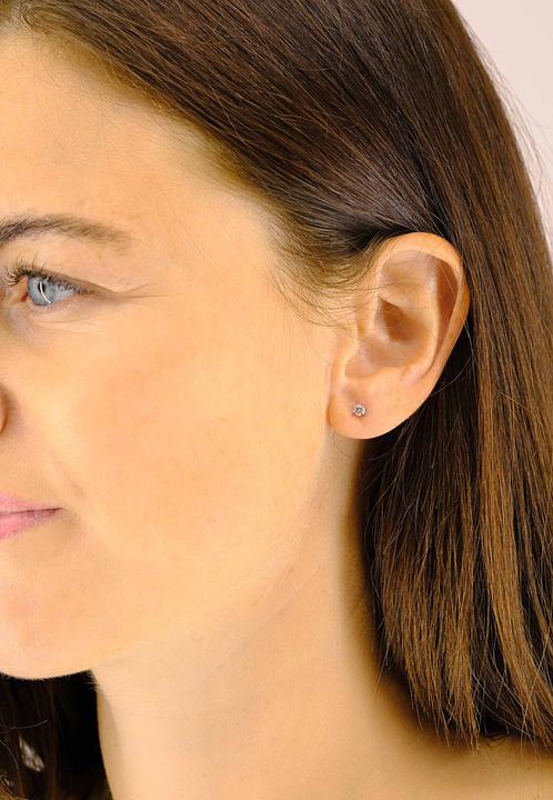 Image du produit Muau Boucles d'oreilles (Or blanc 750)