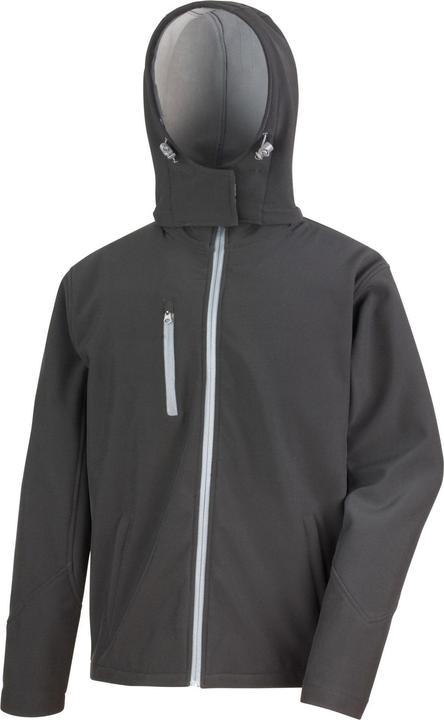Actual product image Result Clothing Mens Hooded Soft Shell Jacket (M)