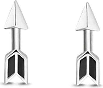 Ti Sento Milano Ohrstecker Pfeil mit Onyx 7820BO (925 Sterling Silber)
