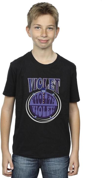 Immagine prodotto Willy Wonka & the Chocolate Factory Violet Turning Violet Maglietta Ragazzi (128)