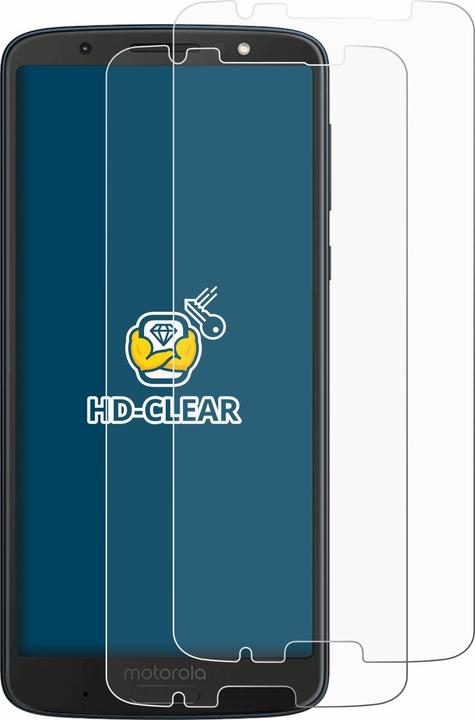 Actual product image BROTECT Screen Protector Clear (2 Piece, Motorola Moto G6 Plus)