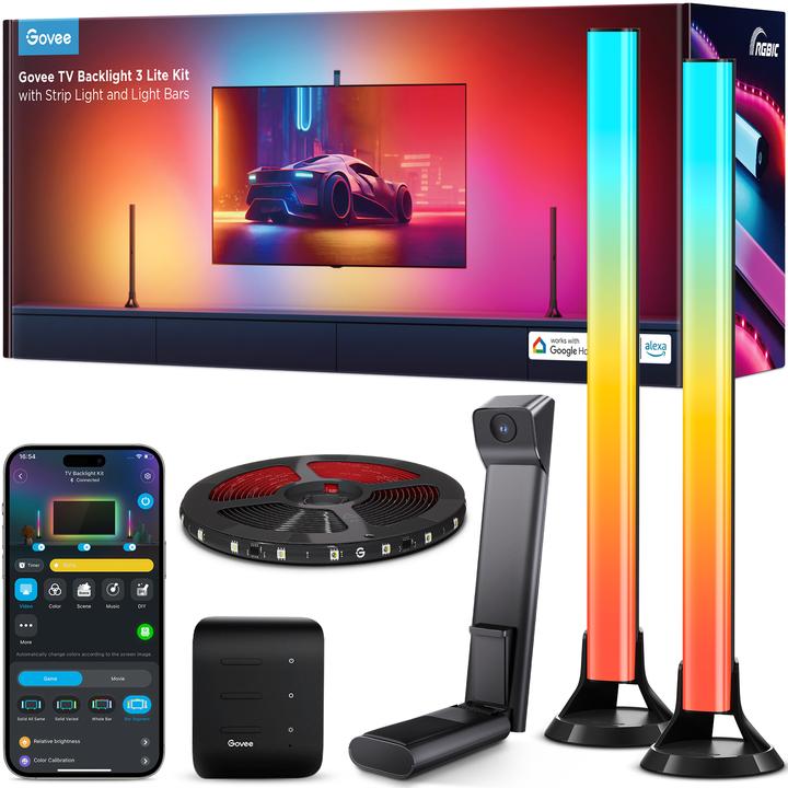 Govee TV Backlight 3 Lite Kit (Warmweiss, 41 cm, Indoor)