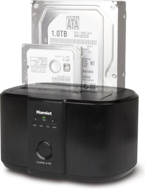Immagine prodotto Hamlet USB 3.0 Docking Station per hard disk sata da 2,5" o 3,5" usb 3.0