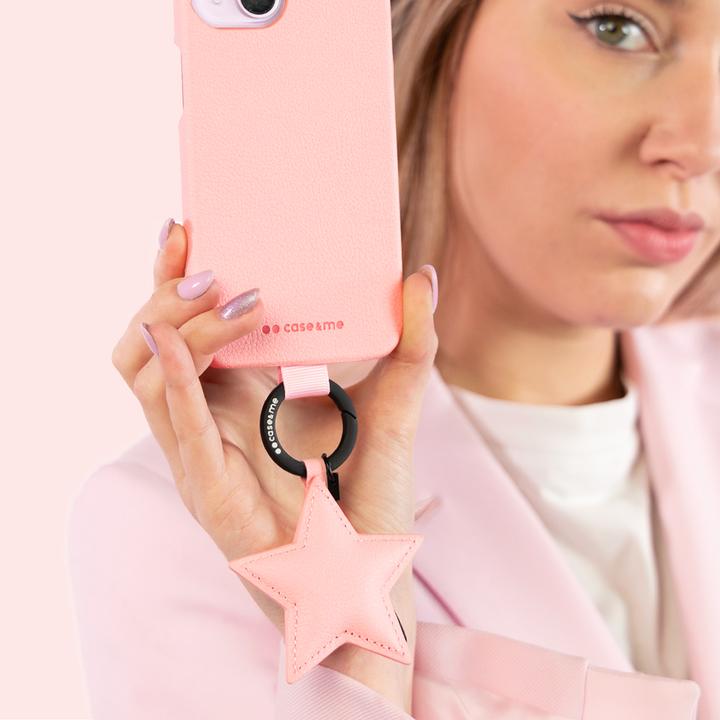 Produktbild SBS case&me Amelie Star Eco Leather charm pink (Polyvinylchlorid (PVC), Kunstleder (PU))