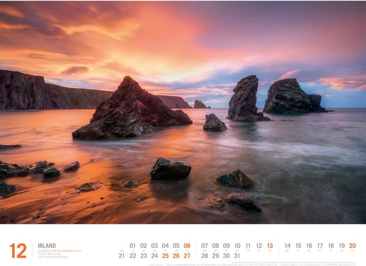 Actual product image Irland - Unterwegs zwischen Irischer See und Atlantik Kalender 2026 (German, Ackermann Kunstverlag GmbH, 2025)
