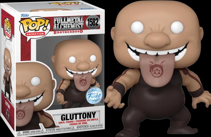 Actual product image Funko POP! Fullmetal Alchemist Gluttony Exclusive