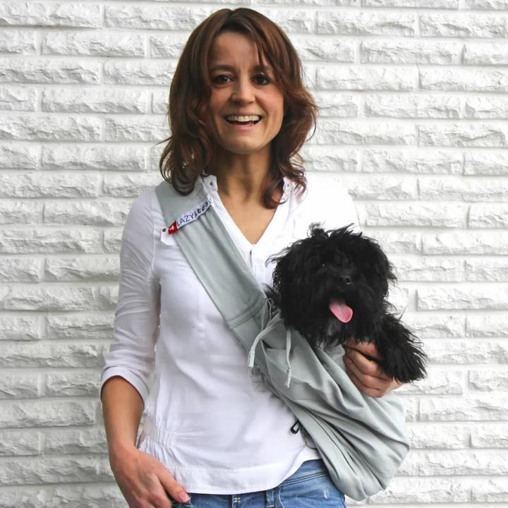 Produktbild 4Lazylegs Tiertransport-Tasche Canvas, Mineral Grey, XS (Hund, Waschbar)
