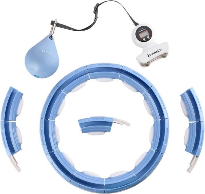 Actual product image HMS Hula Hop HHM15 with magnet and weight blue + counter (44 cm)