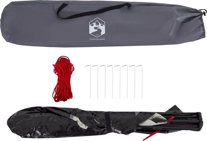 Produktbild VidaXL Strandzelt 2 Personen Quick Release Wasserdicht (Strandzelt + Strandmuschel, 2.10 kg, 2 Personen)