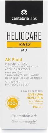 Actual product image Heliocare 360° MD AK Fluid SPF 100+, 50 ml Gel (Suntan cream, 50 ml)