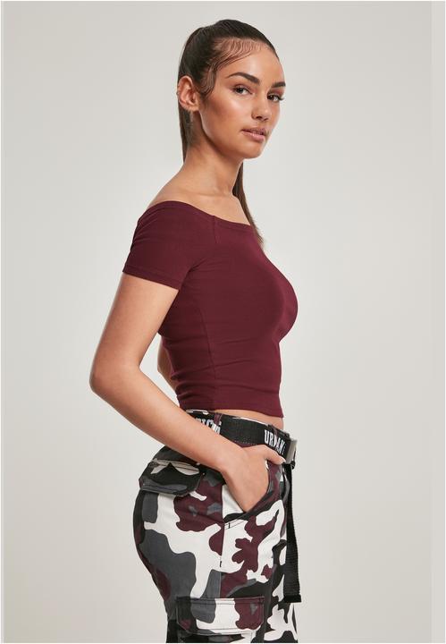 Image du produit Urban Classics Ladies Off Shoulder Rib Tee (XS)