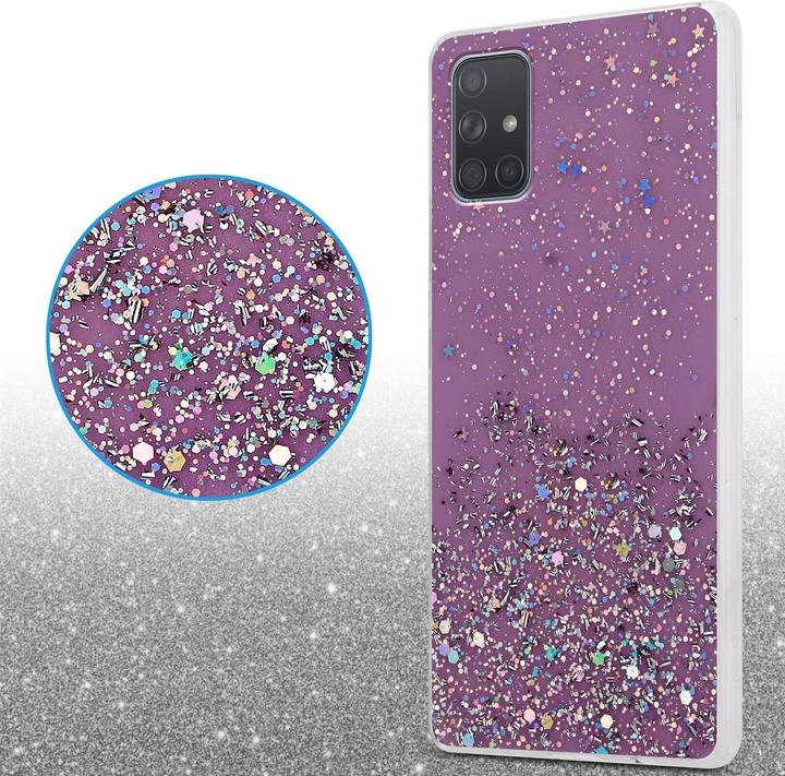 Image du produit Cadorabo Couverture TPU paillettes scintillantes (Samsung Galaxy A71 5G)