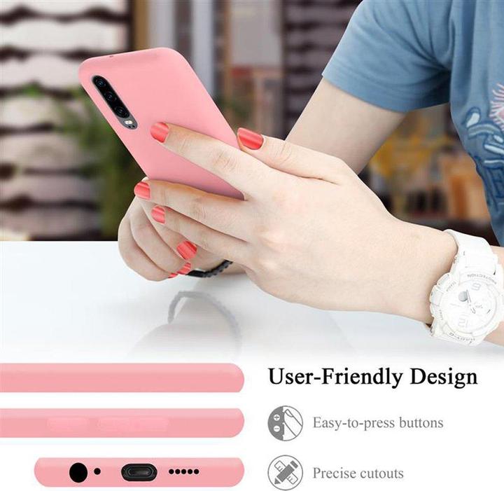 Actual product image Cadorabo TPU Liquid Silicone Case Cover (Huawei P30)