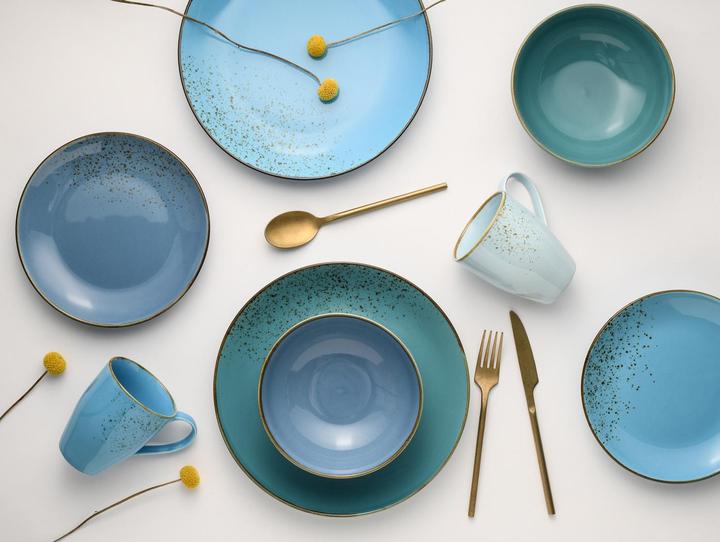 Actual product image CreaTable nature aqua (16 Piece)