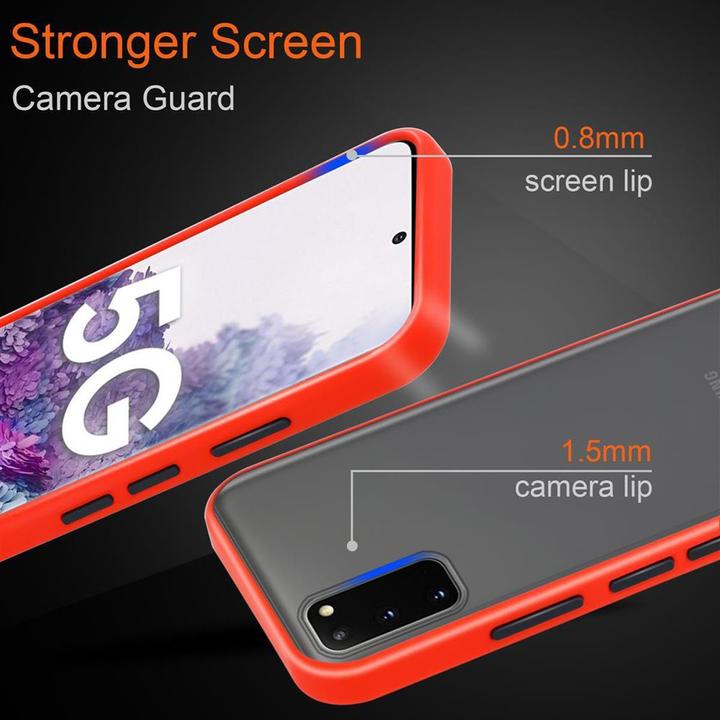 Productafbeelding Cadorabo Hybride matte hoes (Samsung Galaxy S20+)