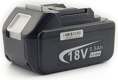 Actual product image Acconic Battery f. Makita BL1860 BL1850 BL1850b BL1840 BL1830 BL1815 (18 V)