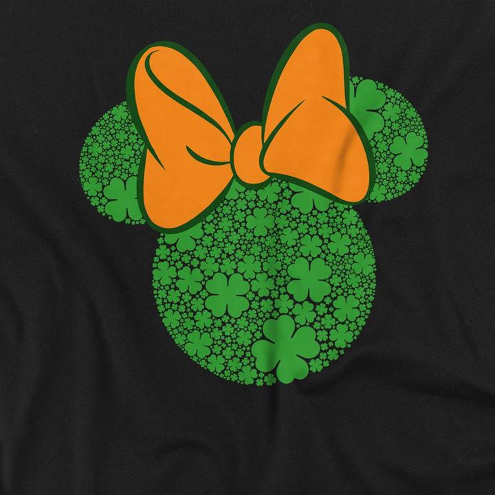 Immagine prodotto Disney Shamrock Ears Maglietta Giorno di San Patrizio Topolina Adulto Unisex (L)