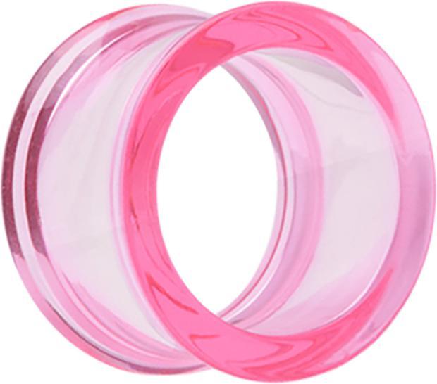 Produktbild Star Piercing Flared Tunnel pink (ohne Messing, Acryl)