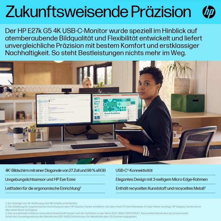 Produktbild HP E27k G5 (3840 x 2160 Pixel, 27")