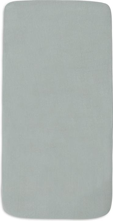 Image du produit Jollein Fix-Leintuch Jersey 2er, 60 x 120 cm, Sea Green/Biscuit (60 x 120 cm)
