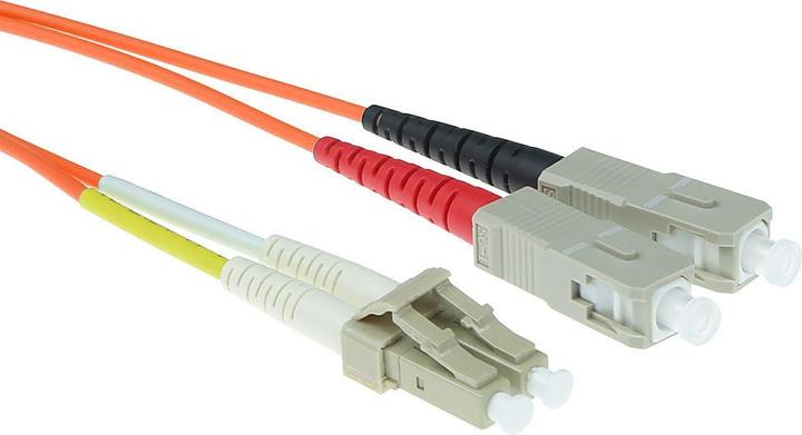 20 meter LSZH Multimode 62.5/125 OM1 fiber patch cable duplex with LC and SC connectors (20 m)