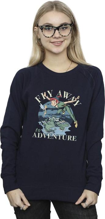 Actual product image Disney Womens/Ladies Peter Pan Fly Away To Adventure Sweatshirt (XXL)