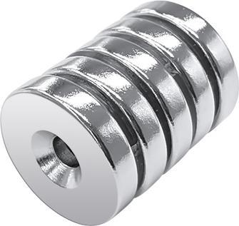 Immagine prodotto Rs Pro Magnete in neodimio, 3,5 mm x 3,25 mm, L. 15,4 mm
