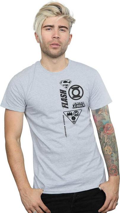 Produktbild Justice League Chest Icons TShirt (3XL)