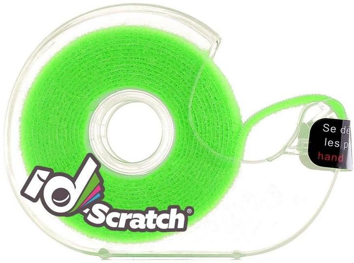 Produktbild PatchSee Klettband-Box ID-SCRATCH Dispender Box Neongrün (20 mm)