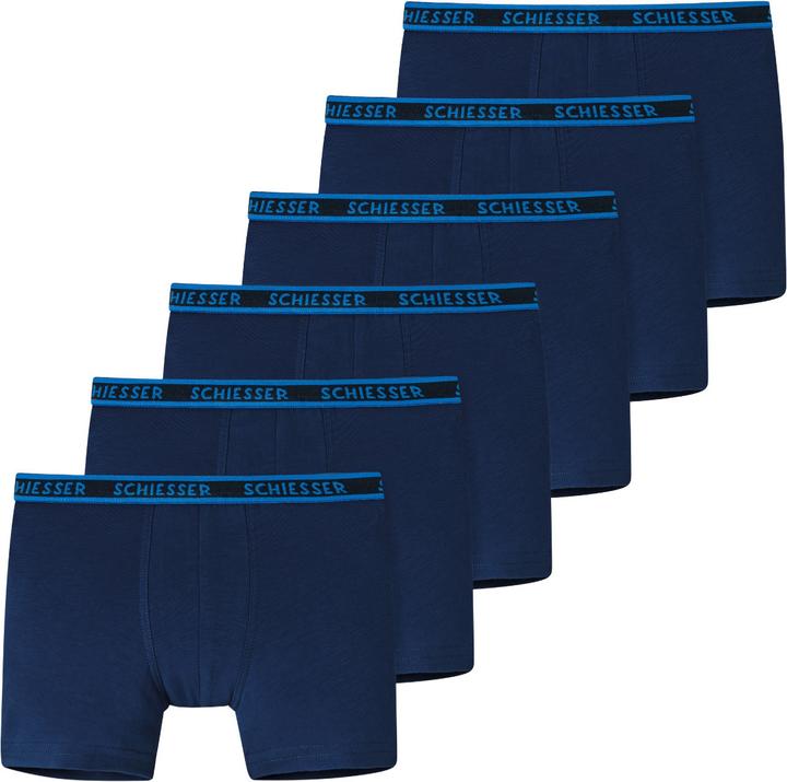 Produktbild Schiesser 6er Pack Kids Boys 95/5 Organic Cotton Shorts / Pants (92, 6er Pack)