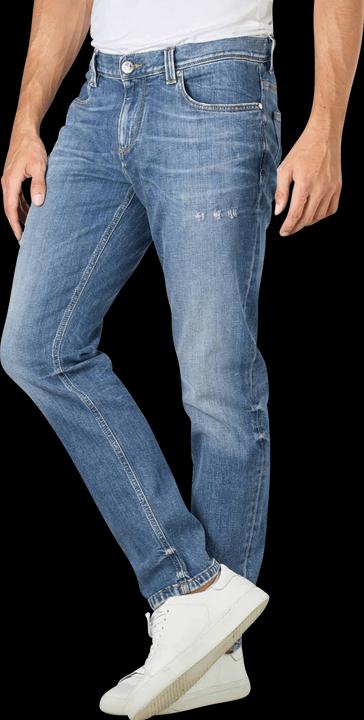 Actual product image Alberto Organic Premium Pipe Jeans Regular Slim Fit Blue (W38/L34)