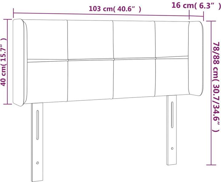 Produktbild VidaXL Benson (103 x 16 x 88 cm)