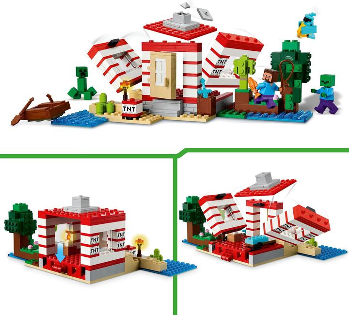 Produktbild LEGO Das TNT-Dschungelhaus (21275, LEGO Minecraft)