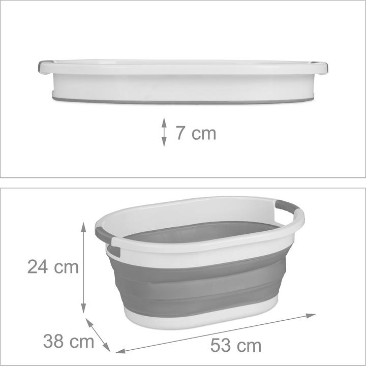 Actual product image Relaxdays Laundry basket (24 l)