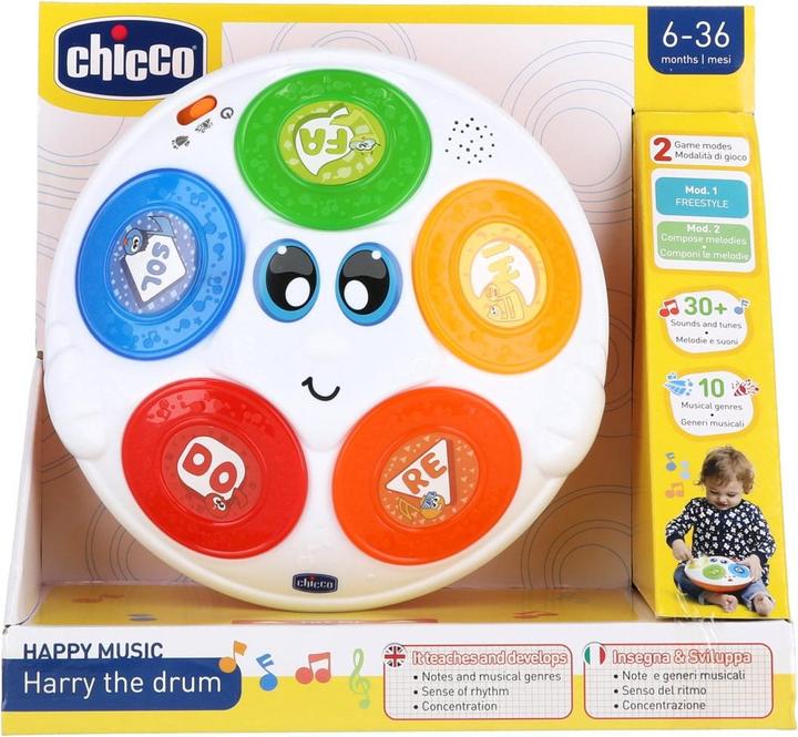 Immagine prodotto Chicco Harry il tamburo (Italiano, Inglese, Francese, Tedesco, Olandese, Portoghese, Spagnolo)