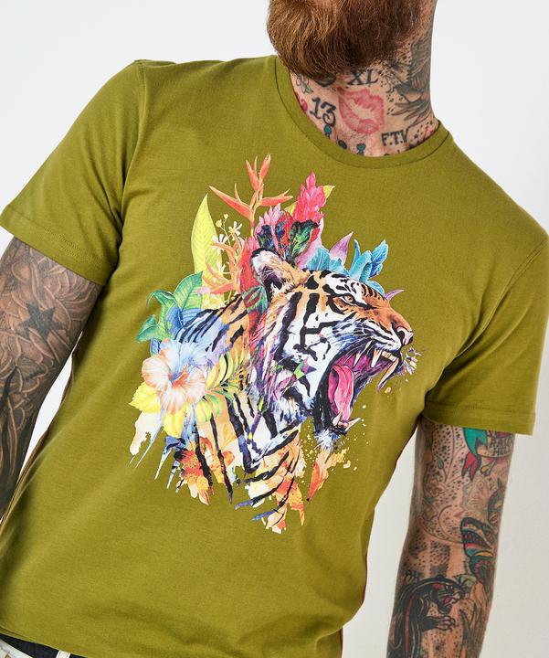 Actual product image Joe Browns Floral Tiger Graphic T-Shirt (XXL)